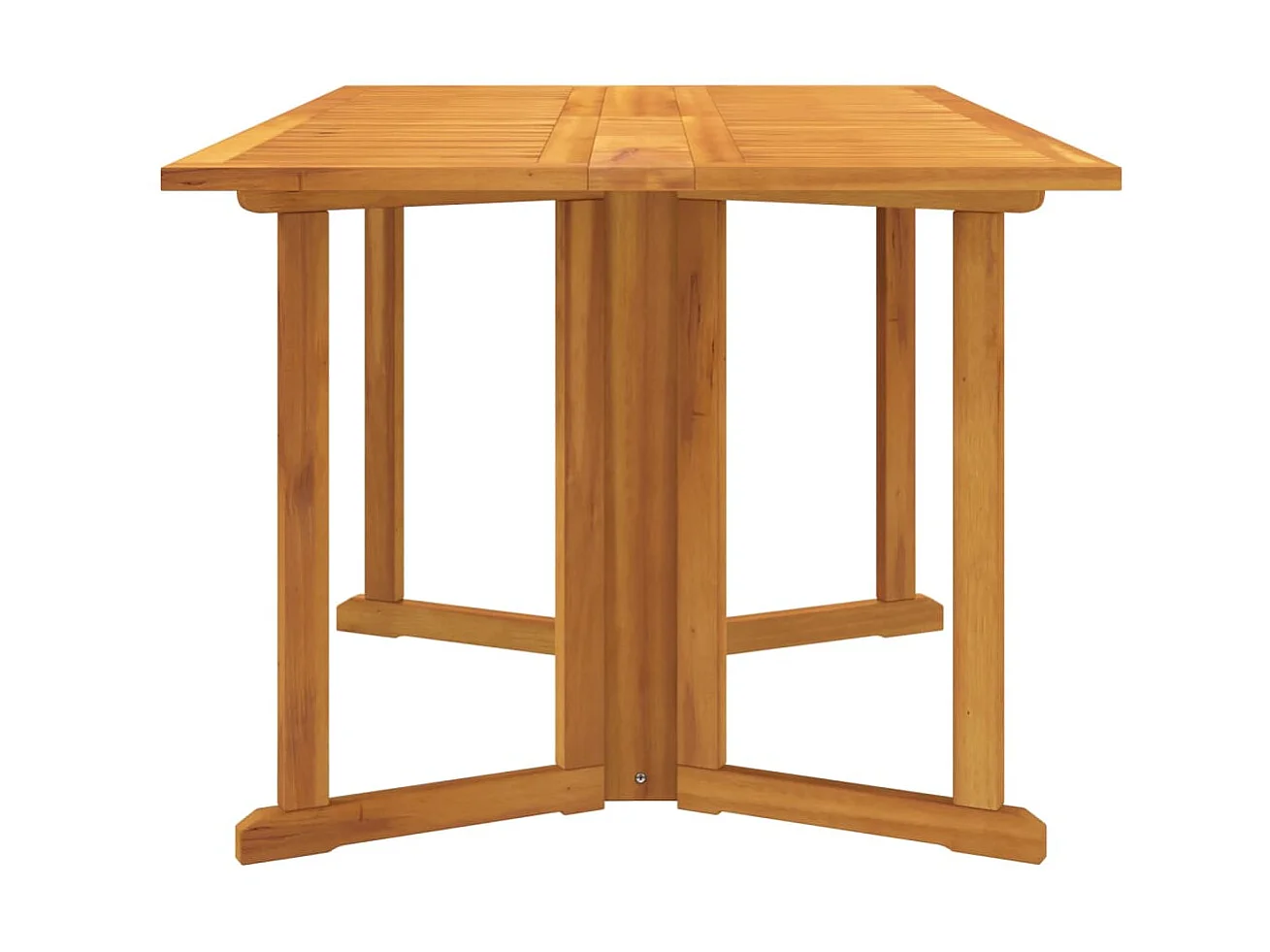 Table de jardin papillon pliante 150x90x75 cm bois massif teck GHR77468