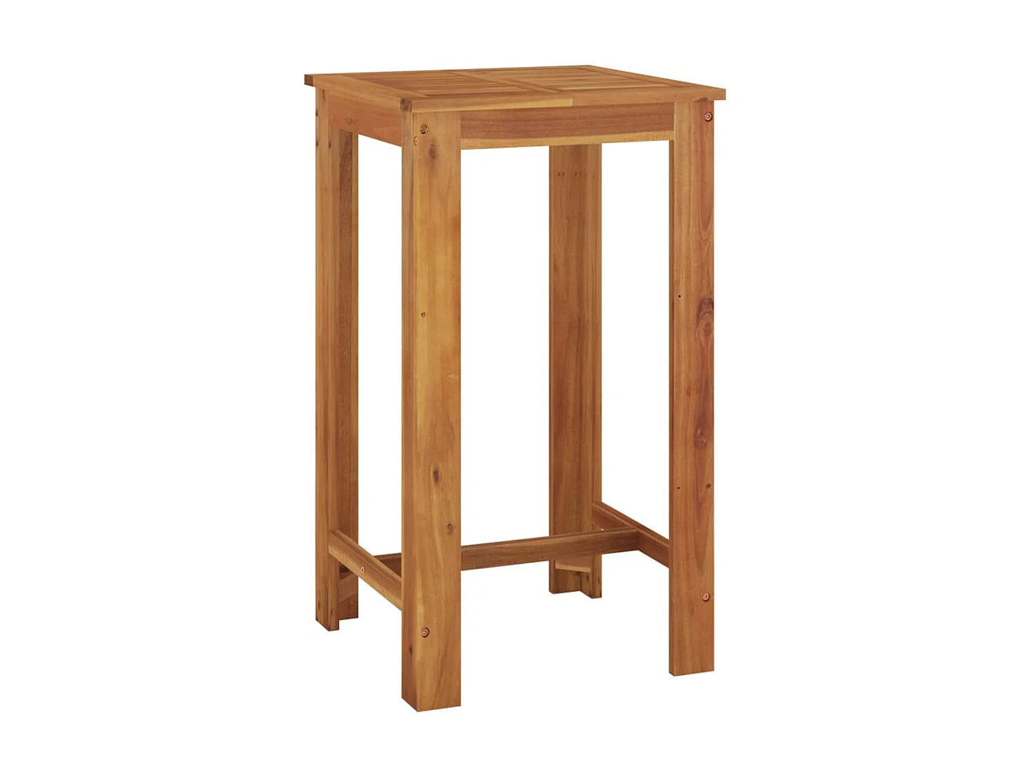 Table à manger de jardin 60x60x105 cm Bois d'acacia solide GHR73915