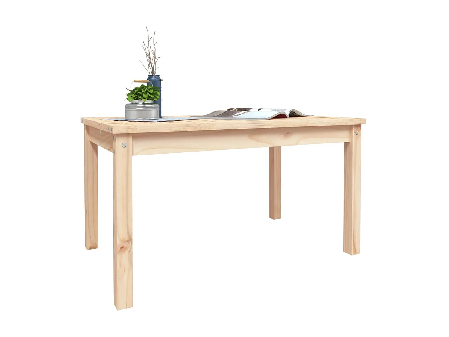 Table de jardin 82,5x50,5x45 cm bois massif de pin GHR20266