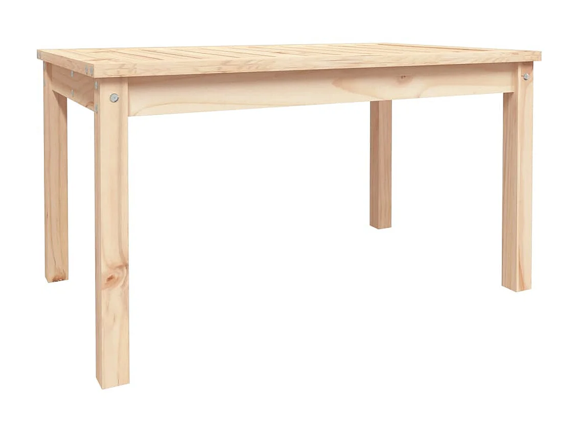 Mesa de comedor de jardín madera maciza de pino 82,5x50,5x45 cm KOW37356