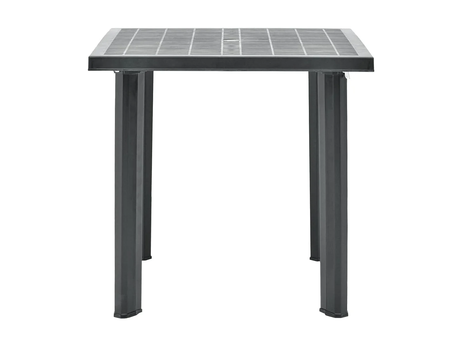 Table de jardin Anthracite 80x75x72 cm Plastique GHR61900