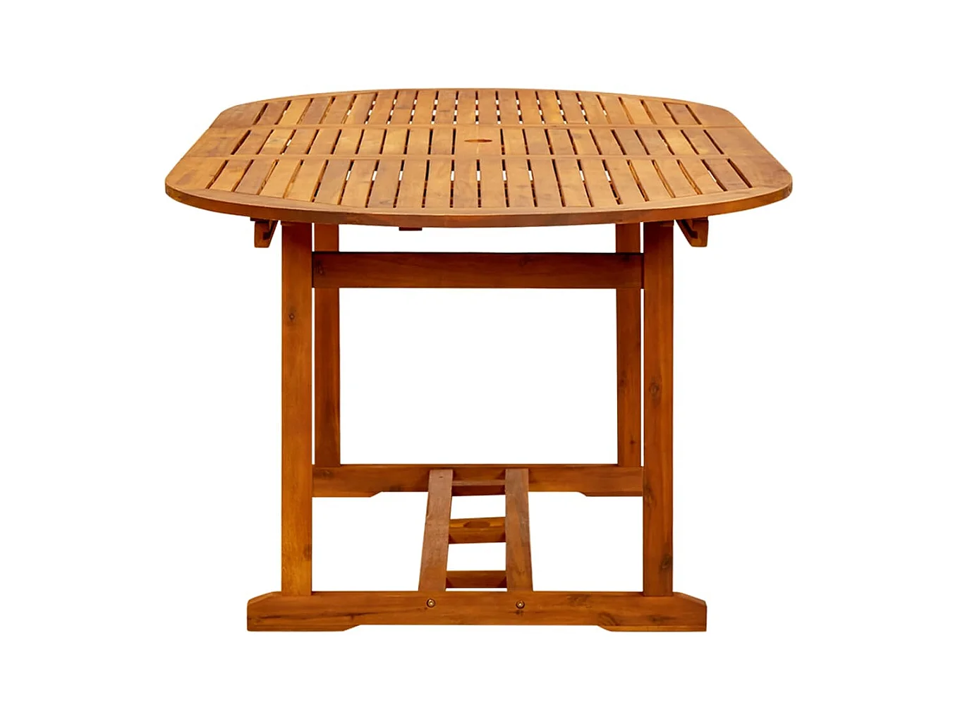 Table de jardin 200x100x75 cm Bois d'acacia massif GHR95154