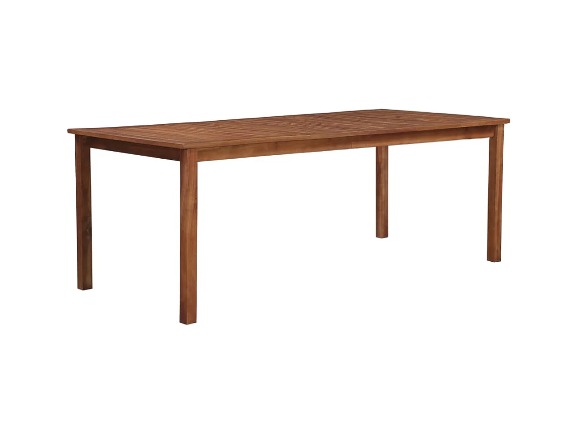 Table de jardin 200x100x74 cm Bois d'acacia massif GHR93347
