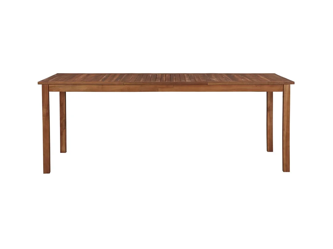 Table de jardin 200x100x74 cm Bois d'acacia massif GHR93347