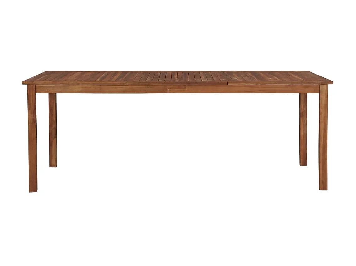 Table de jardin 200x100x74 cm Bois d'acacia massif GHR93347