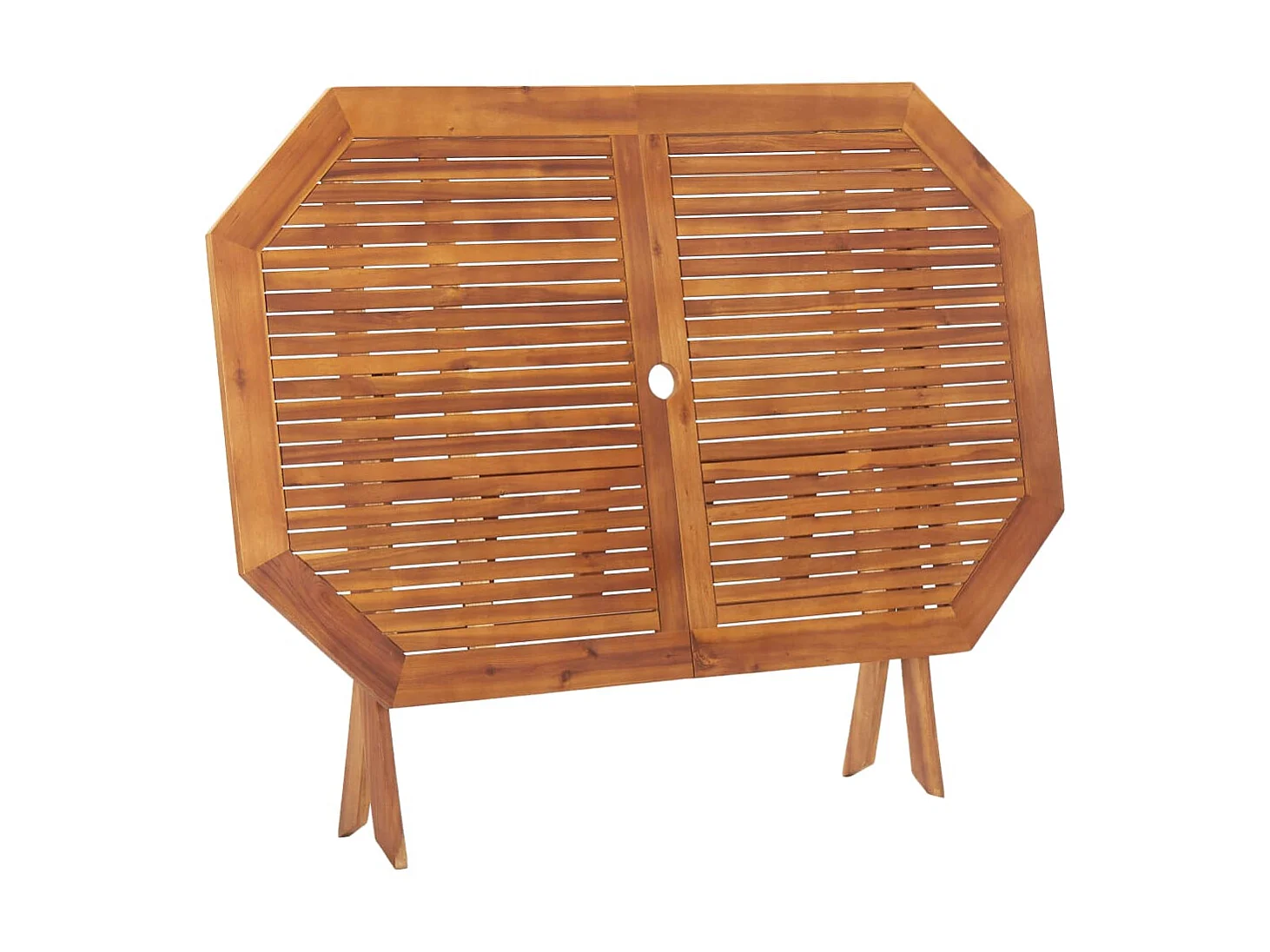 Tuintafel inklapbaar 135x85x75 cm massief acaciahout NL484809