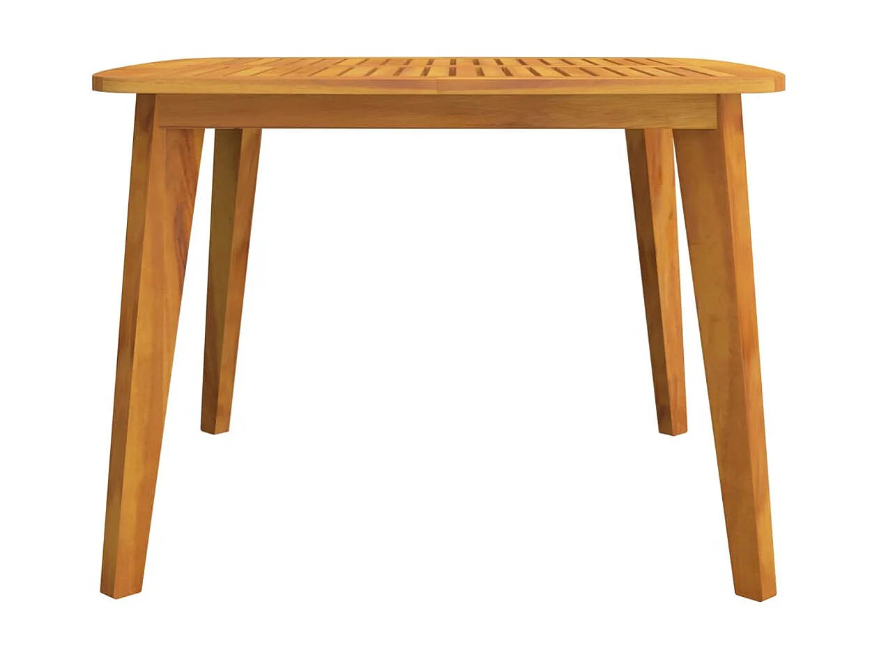 Table de jardin 110x110x75 cm Bois d'acacia solide GHR89025