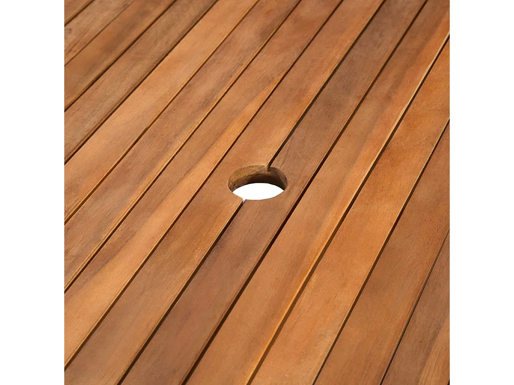 Table de jardin 150x90x74 cm Bois d'acacia massif GHR41298