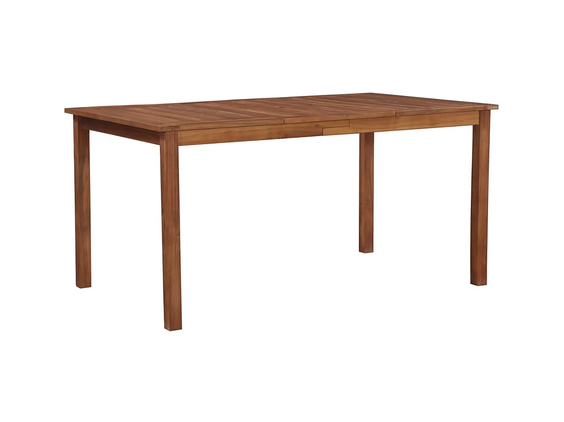Table de jardin 150x90x74 cm Bois d'acacia massif GHR41298
