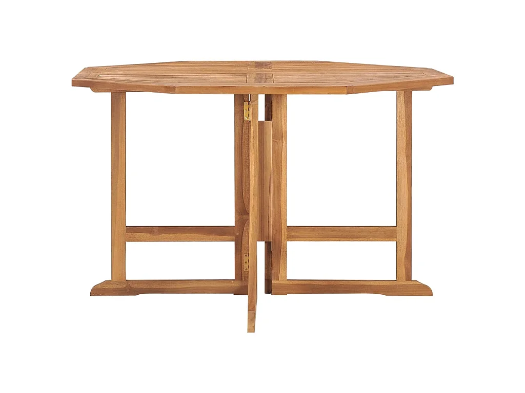 Table à manger de jardin pliable 110x110x75 cm Teck massif GHR82578
