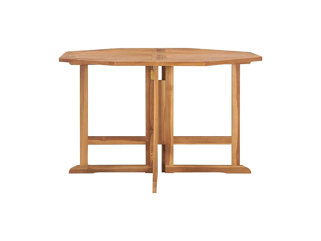 Table à manger de jardin pliable 110x110x75 cm Teck massif GHR82578