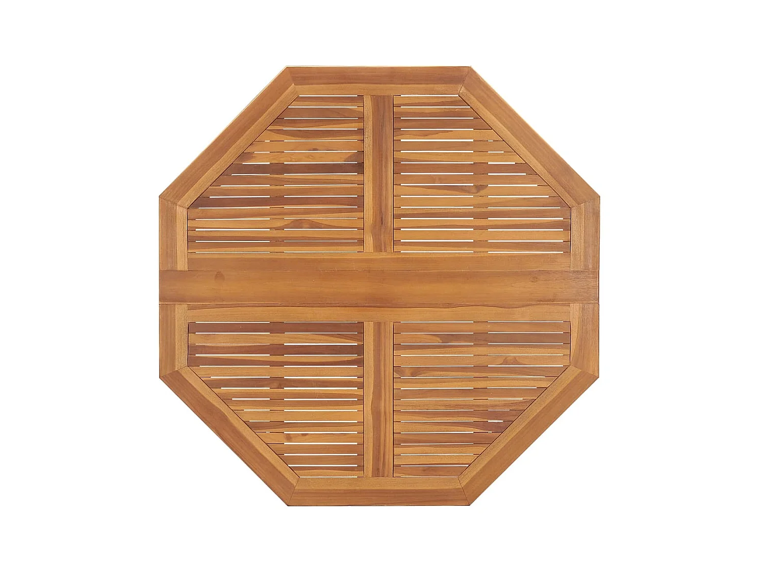 Table à manger de jardin pliable 110x110x75 cm Teck massif GHR82578