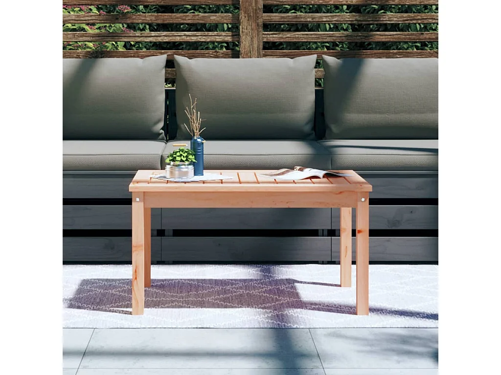 Table de jardin 82,5x50,5x45 cm bois massif de douglas GHR90032