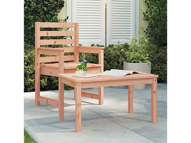 Table de jardin 82,5x50,5x45 cm bois massif de douglas GHR90032