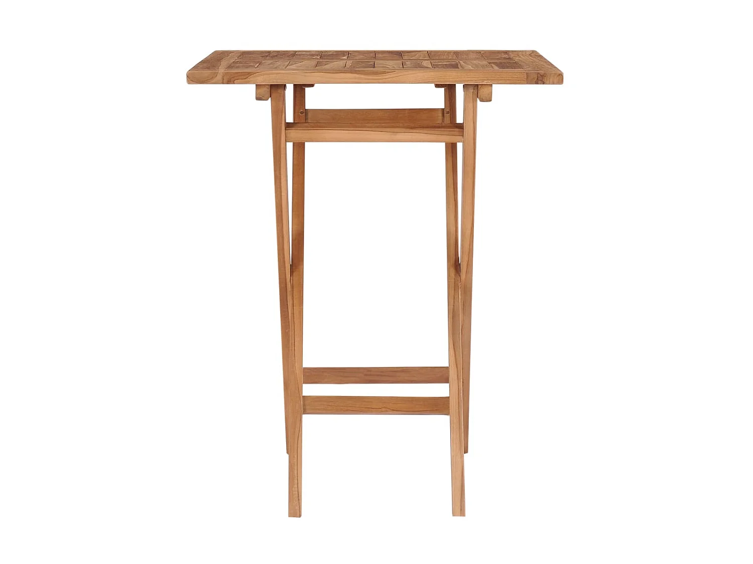 Table pliable de jardin 60x60x75 cm Bois de teck solide GHR85055