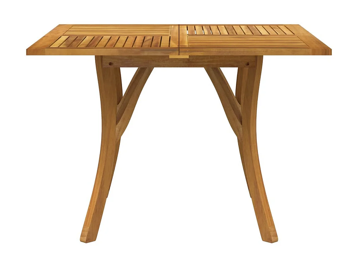 Table de jardin 110x110x75 cm Bois d'acacia solide GHR97306