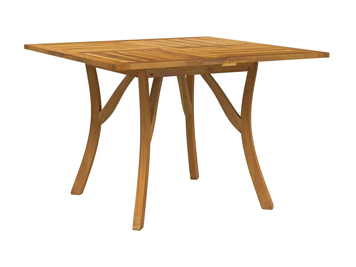 Tuintafel 110x110x75 cm massief acaciahout NL234191