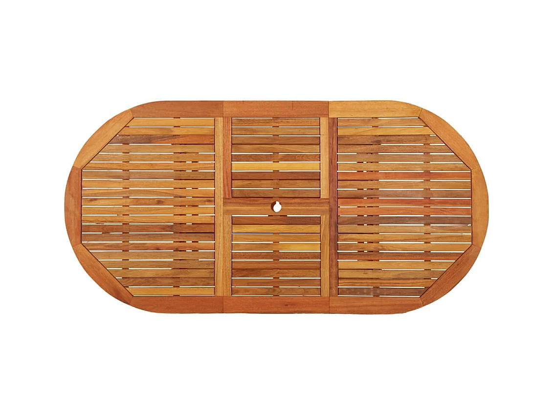 Table de jardin 200x100x75 cm Bois d'eucalyptus solide GHR68468