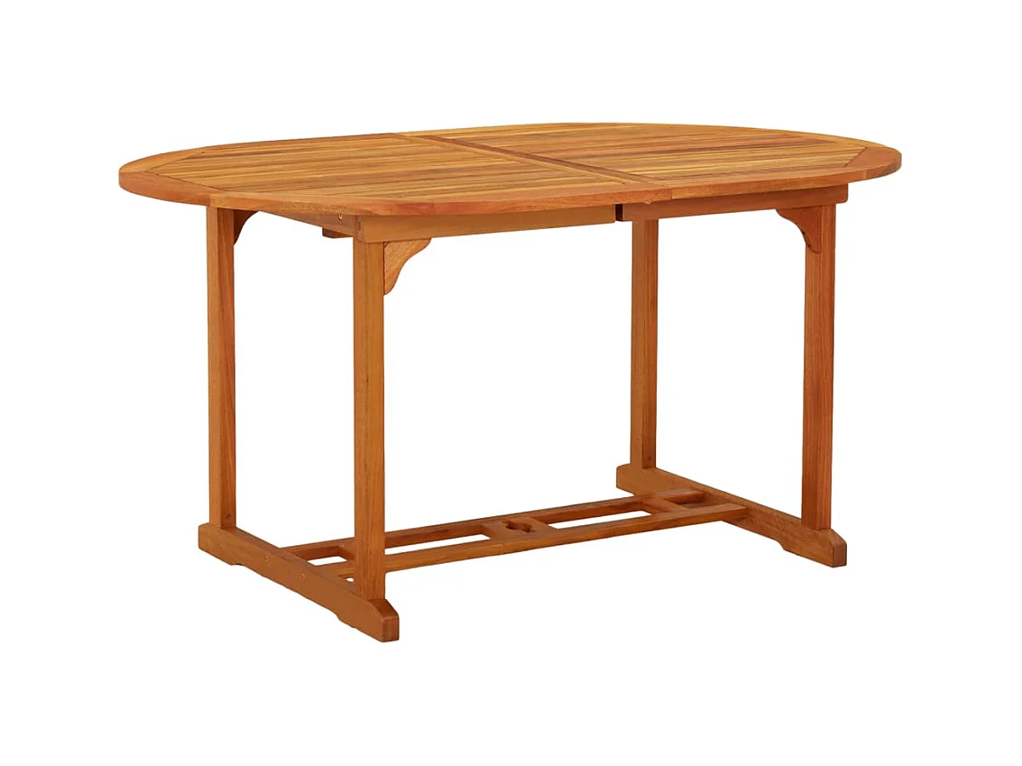 Table de jardin 200x100x75 cm Bois d'eucalyptus solide GHR68468