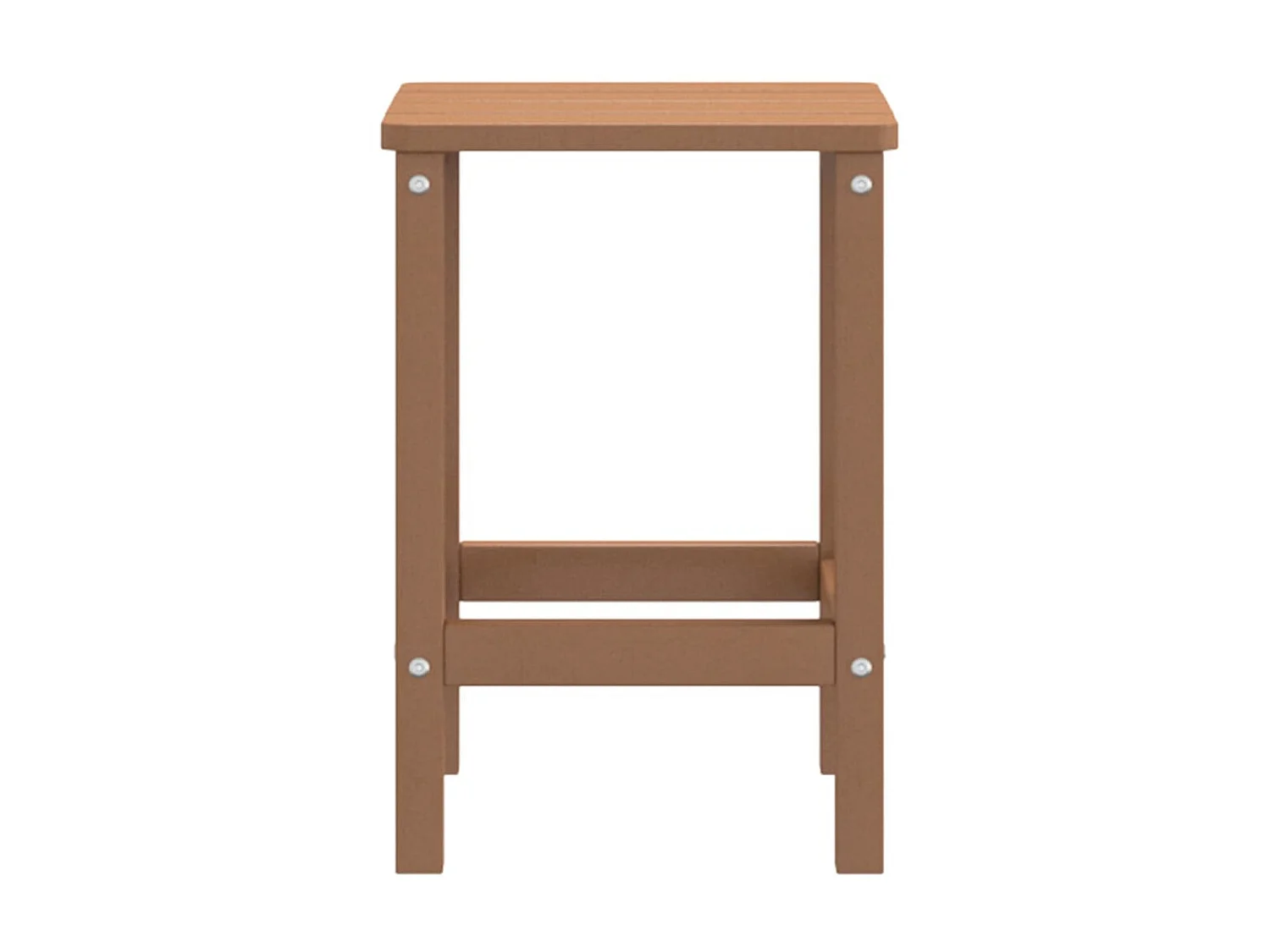 Tuintafel Adirondack 38x38x46 cm HDPE bruin NL467263