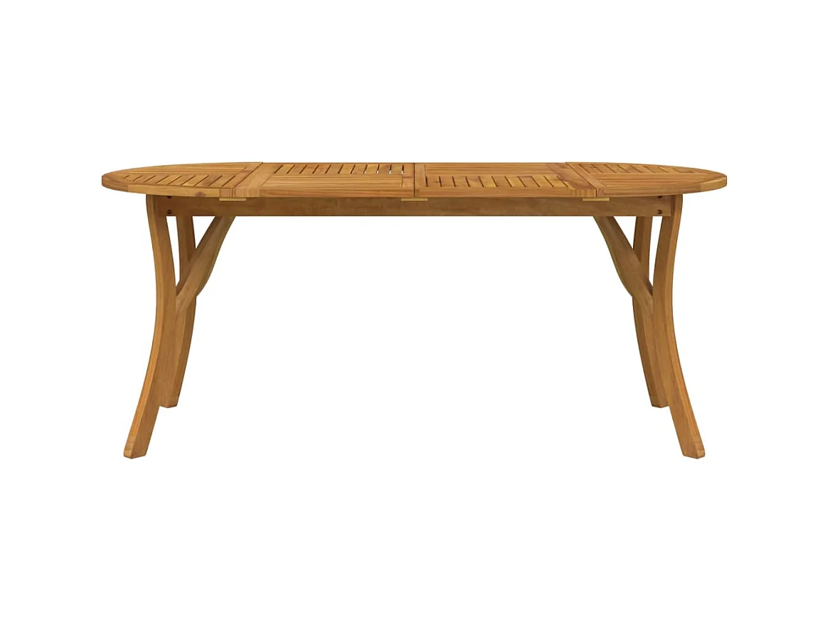 Table de jardin 200x90x75 cm Bois d'acacia solide GHR39095
