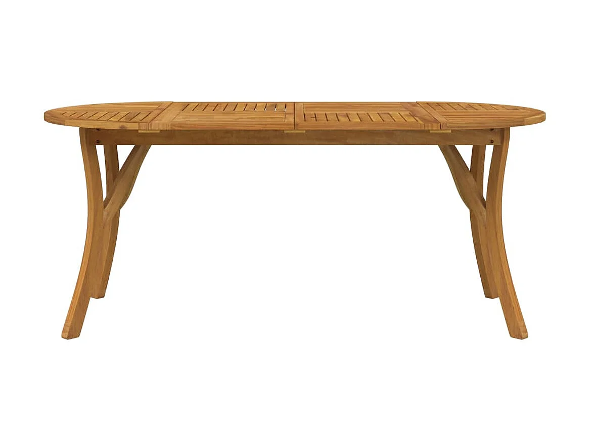 Table de jardin 200x90x75 cm Bois d'acacia solide GHR39095