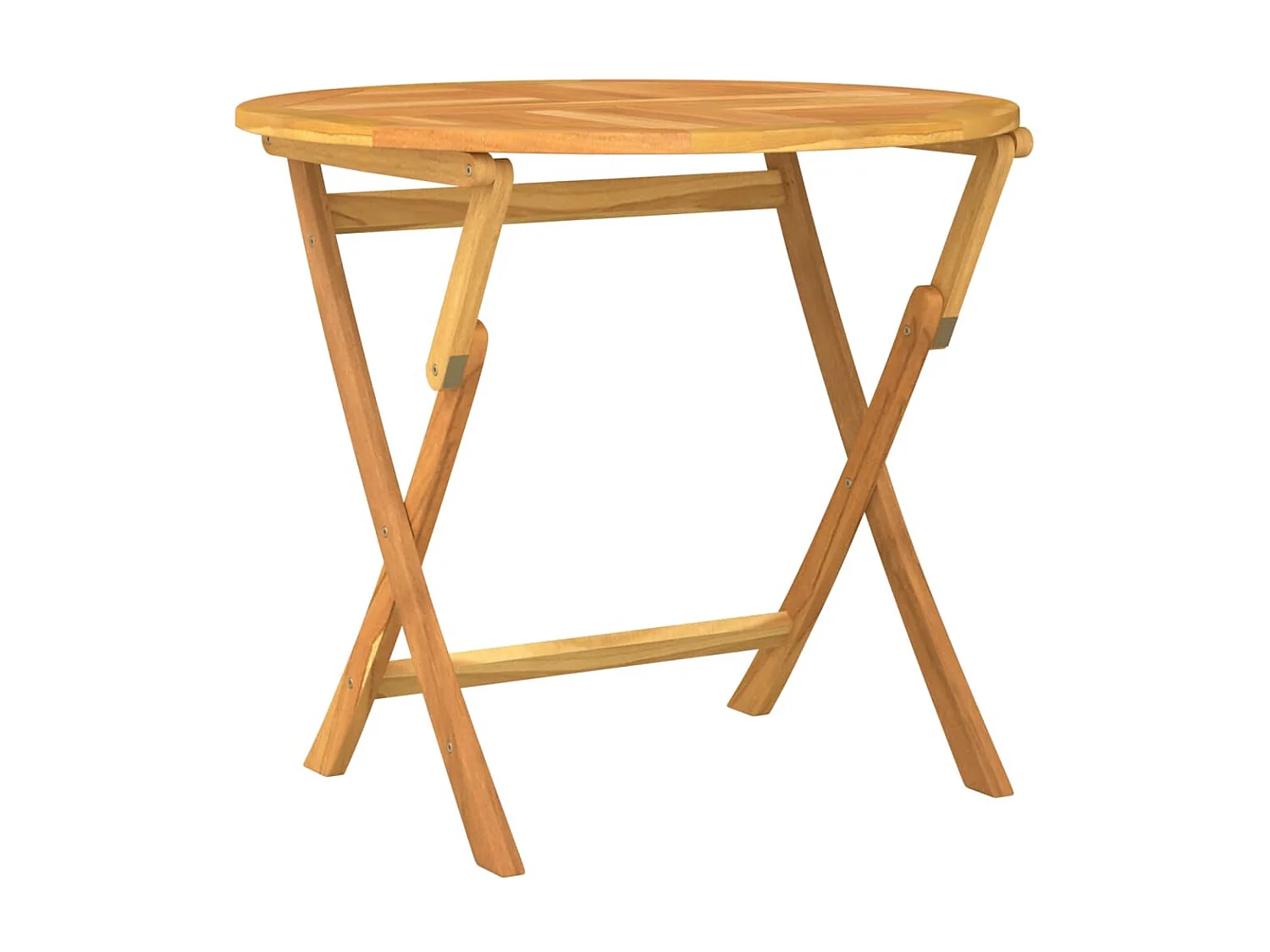 Table pliable de jardin 85x76 cm Bois de teck solide GHR37707