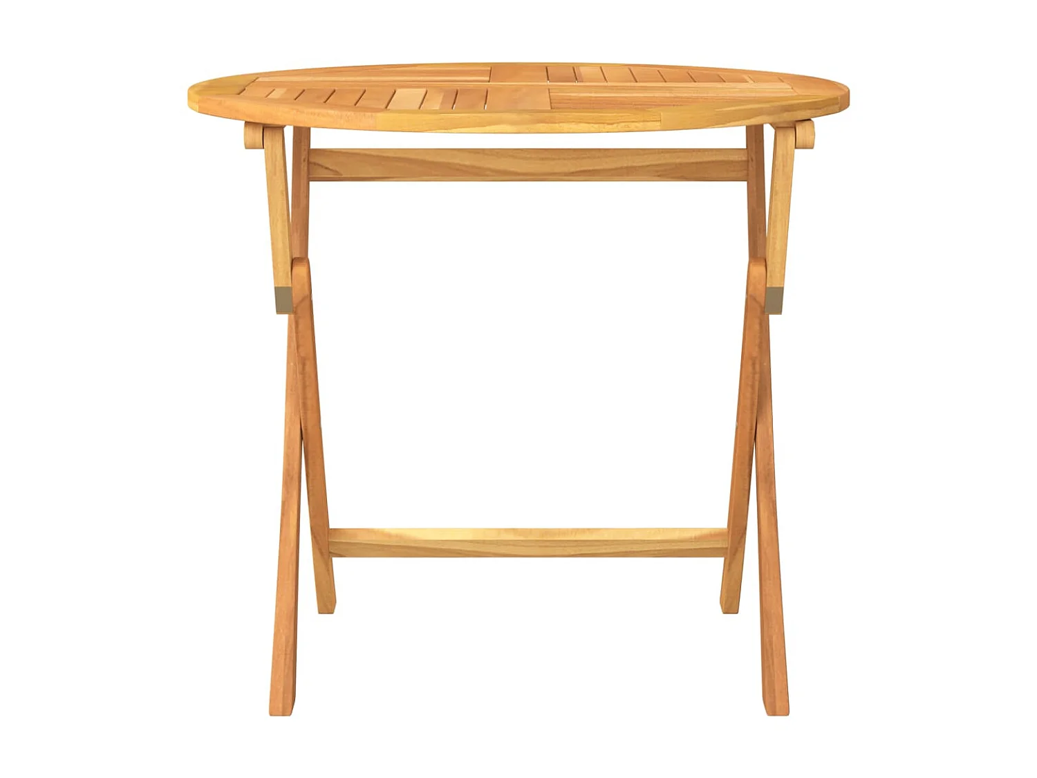 Table pliable de jardin 85x76 cm Bois de teck solide GHR37707