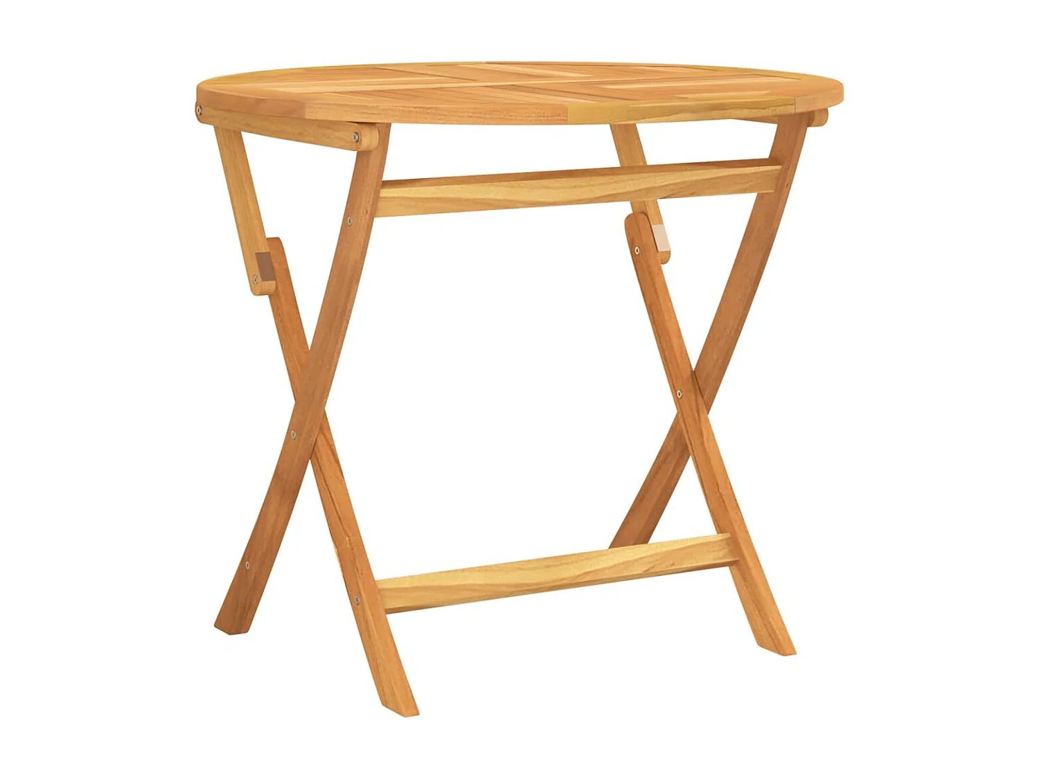 Table pliable de jardin 85x76 cm Bois de teck solide GHR37707