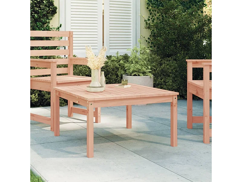 Table de jardin 82,5x82,5x45 cm bois massif de douglas GHR21562