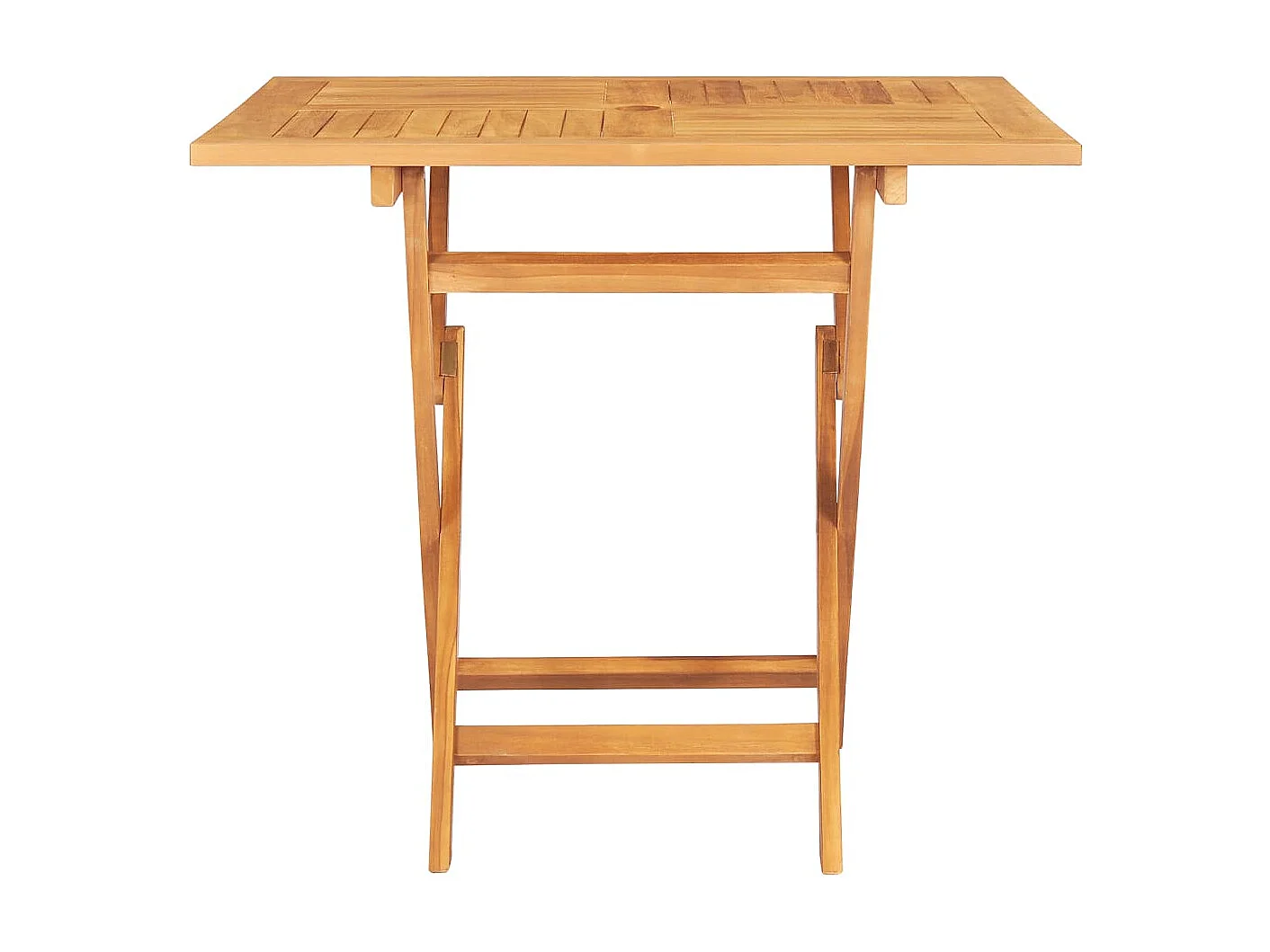 Table pliable de jardin 85x85x76 cm Bois de teck solide GHR17020