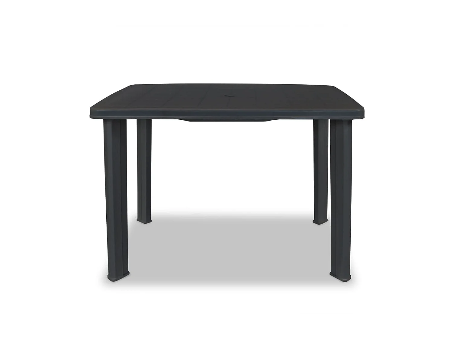 Table de jardin Anthracite 101 x 68 x 72 cm Plastique GHR71514