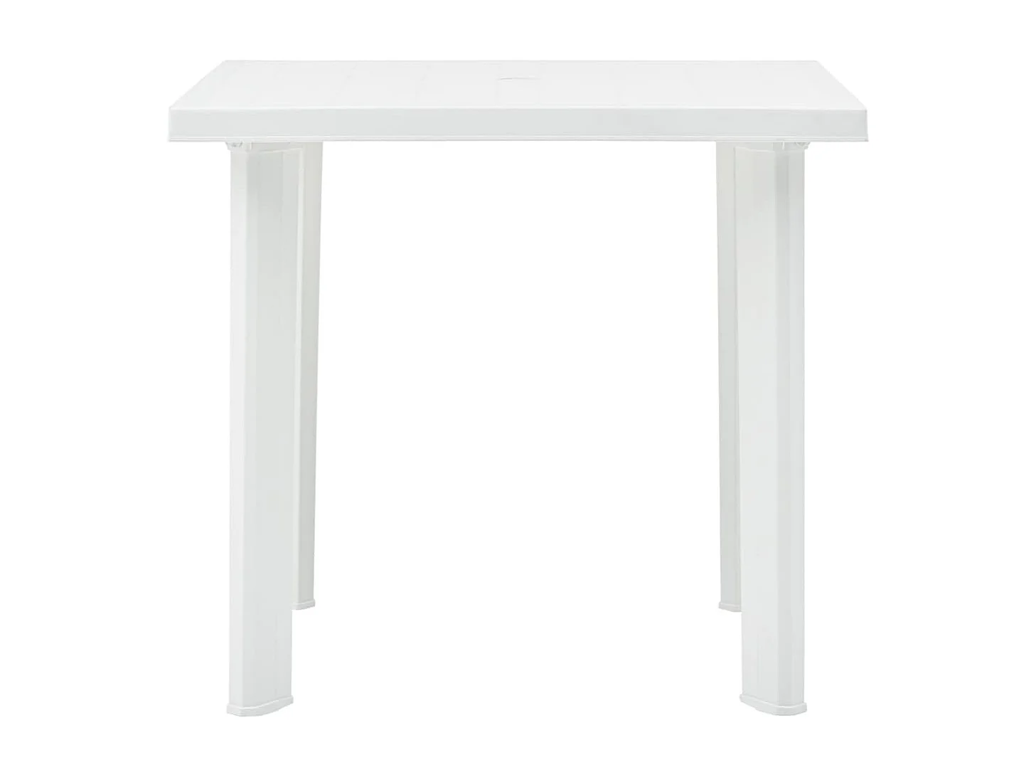 Table de jardin Blanc 80x75x72 cm Plastique GHR27375