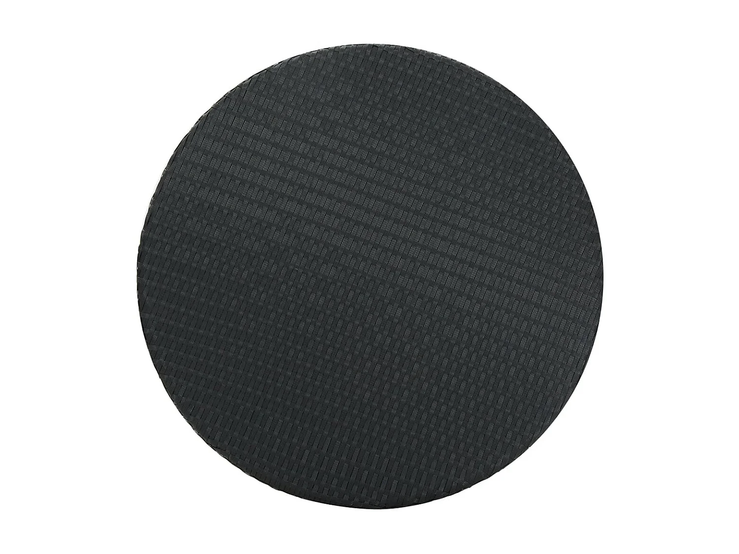 Tuintafel 75,5x106 cm poly rattan zwart NL503853