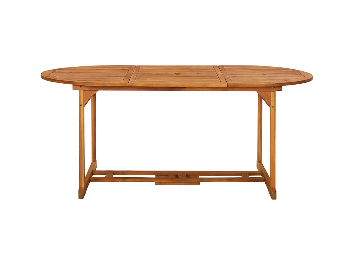 Table à manger de jardin 180x90x75 cm Bois d'acacia solide GHR10090