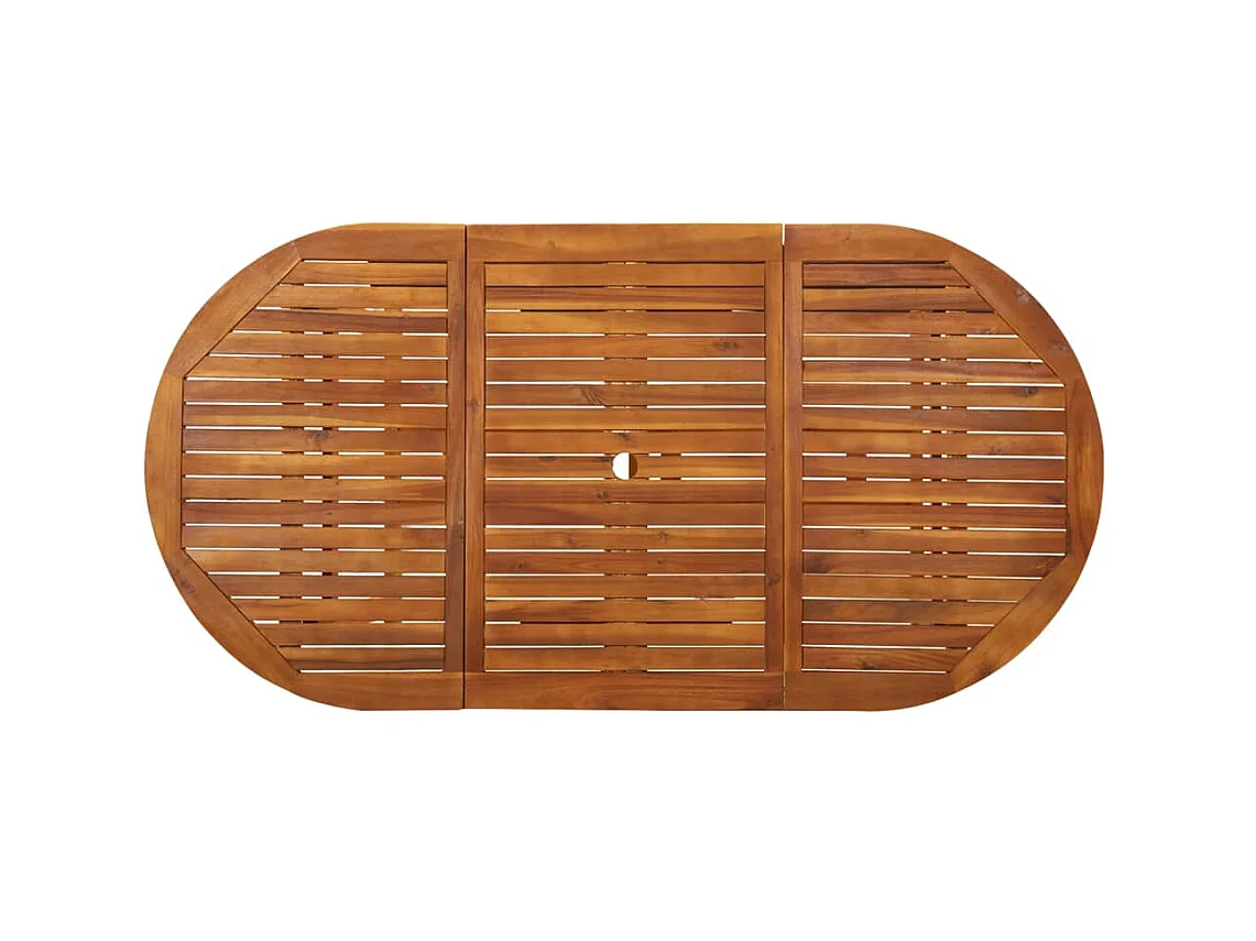 Table à manger de jardin 180x90x75 cm Bois d'acacia solide GHR10090