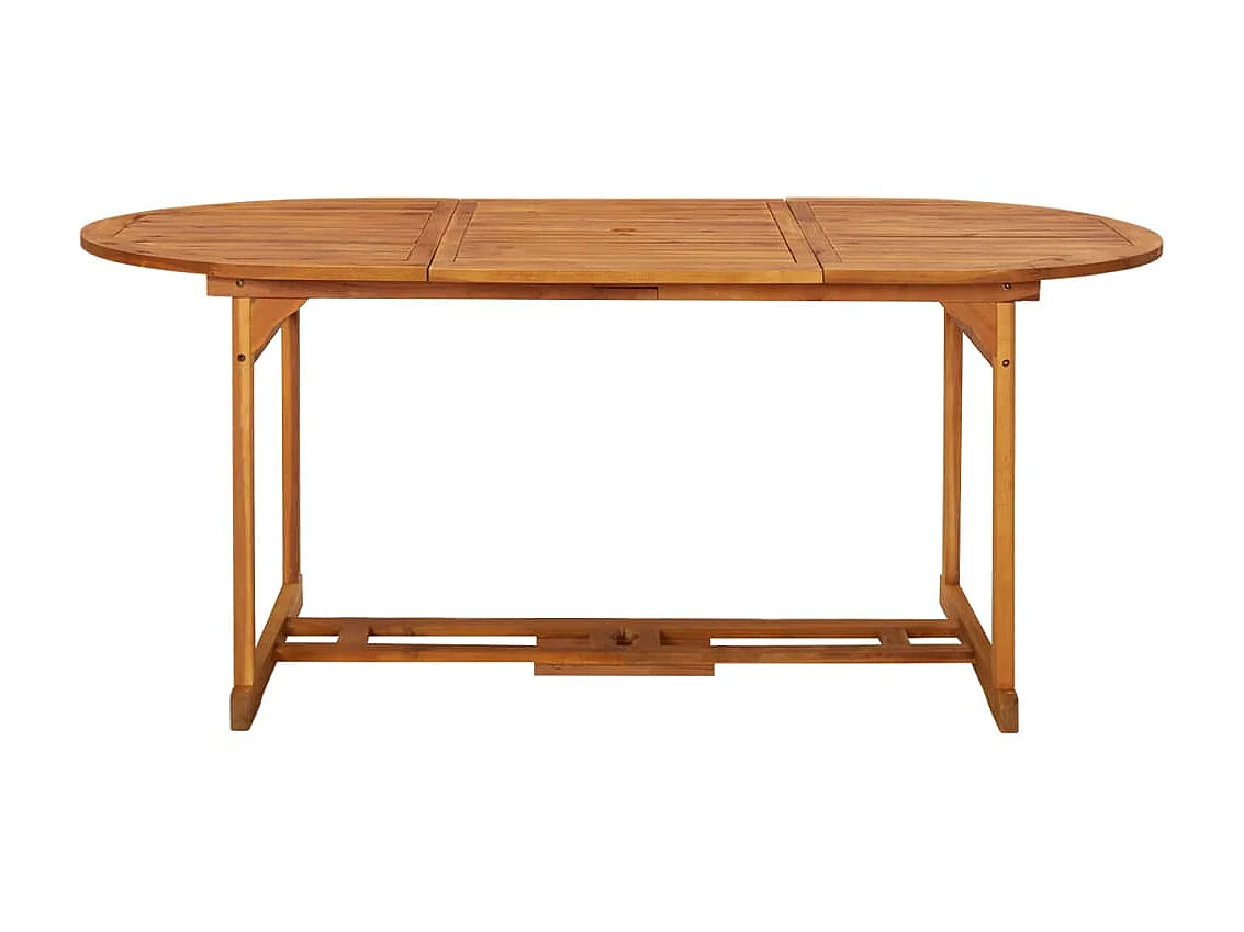 Table à manger de jardin 180x90x75 cm Bois d'acacia solide GHR10090