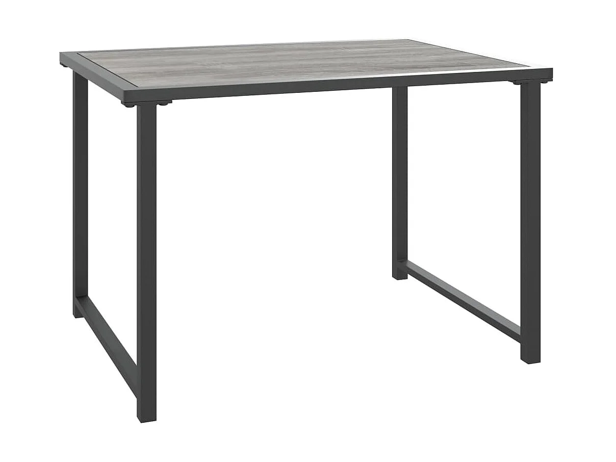 Tuintafel 55x40x37 cm staal antracietkleurig NL259018