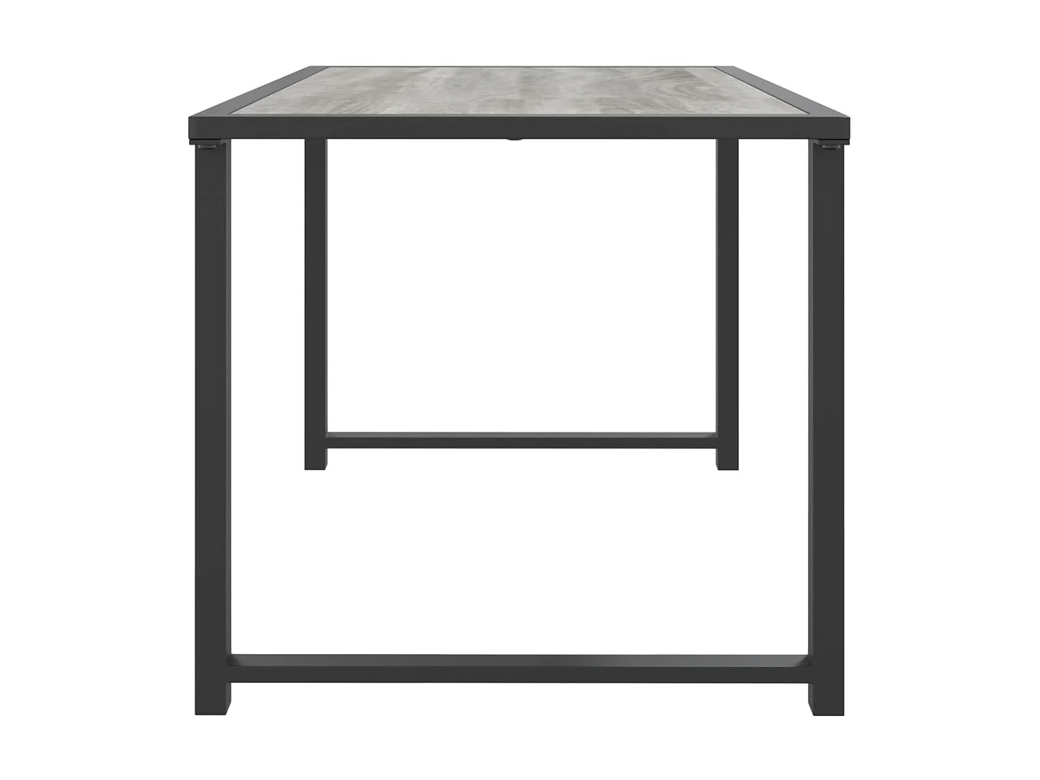 Tuintafel 55x40x37 cm staal antracietkleurig NL259018