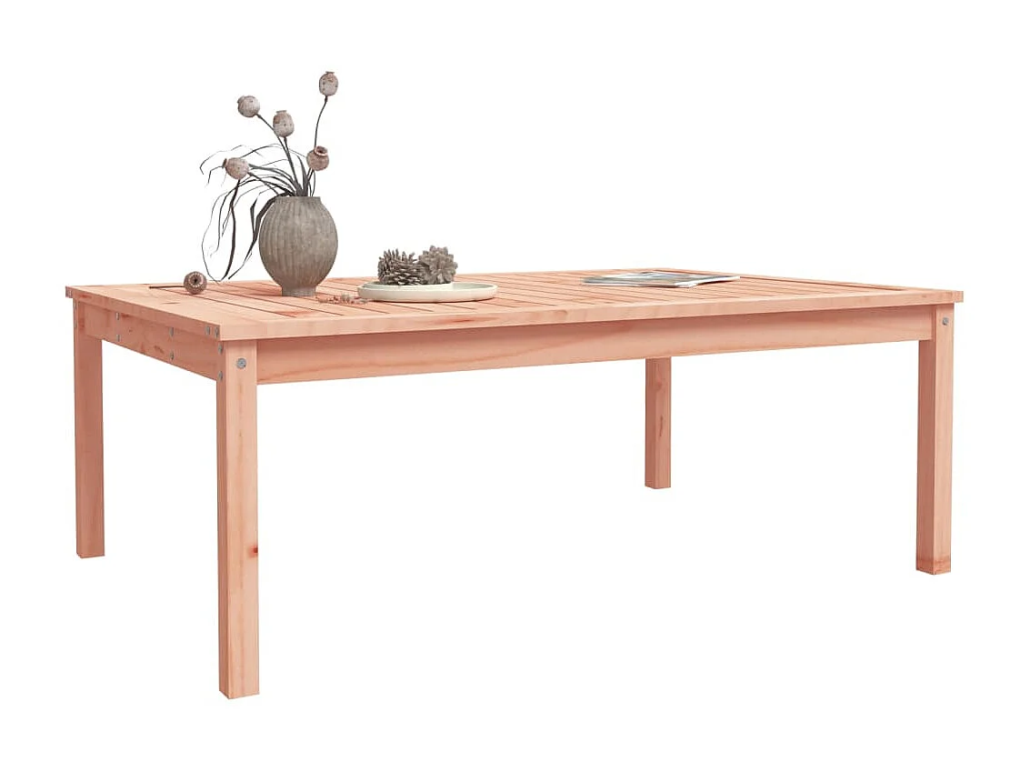Mesa de comedor de jardín madera maciza abeto de Douglas 121x82,5x45 cm KOW19445