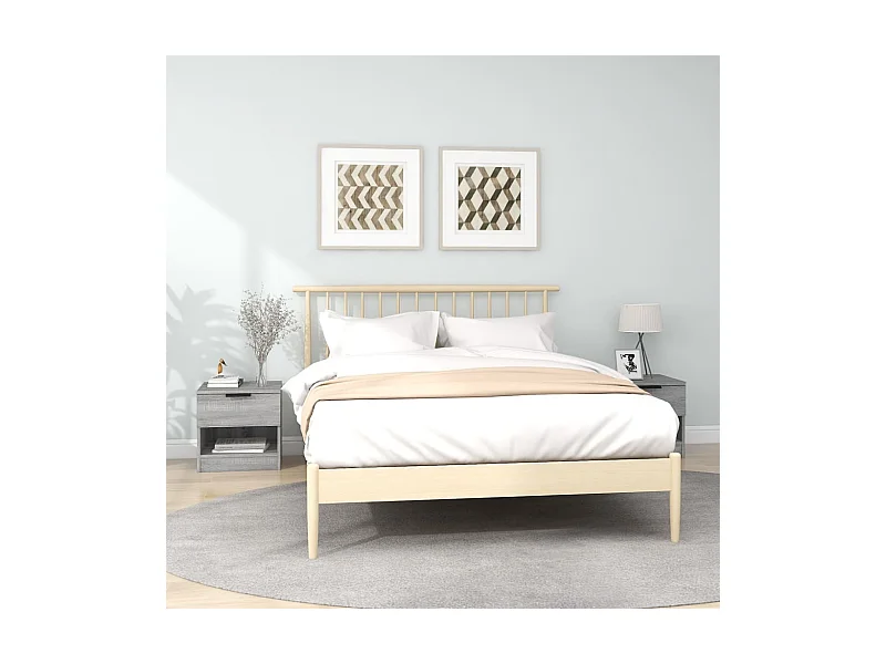 Mesa de cabeceira 2 pcs derivados de madeira cinzento sonoma PT48129