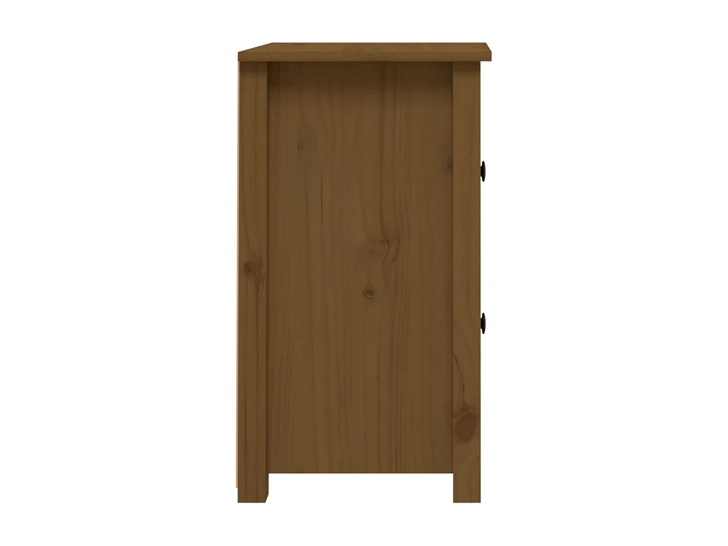 Lot de 2 Tables de chevet Marron miel 40x35x61,5 cm Pin solide GHR72531