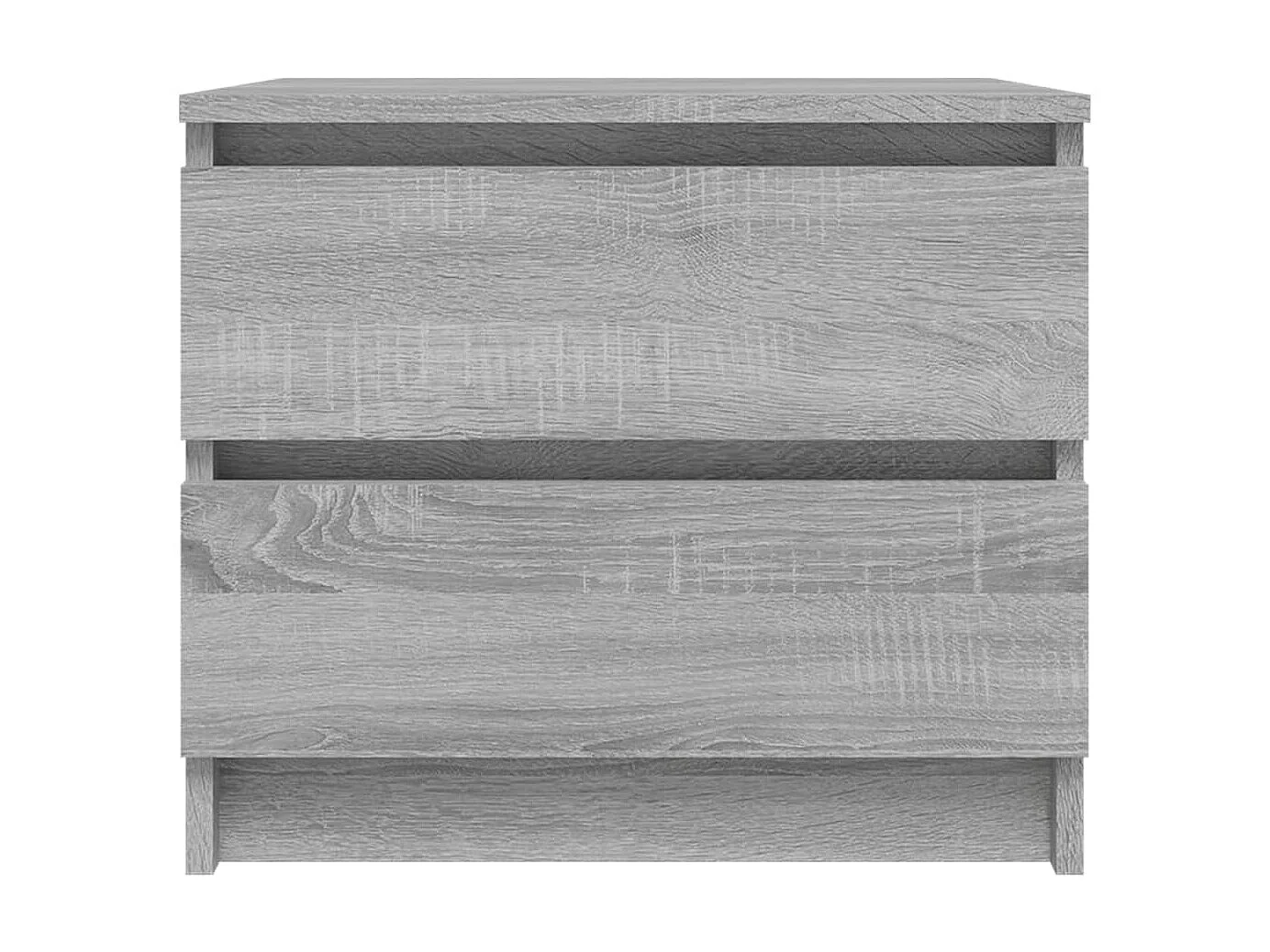 Lot de 2 Tables de chevet Sonoma gris 50x39x43,5cm Bois ingénierie GHR30749