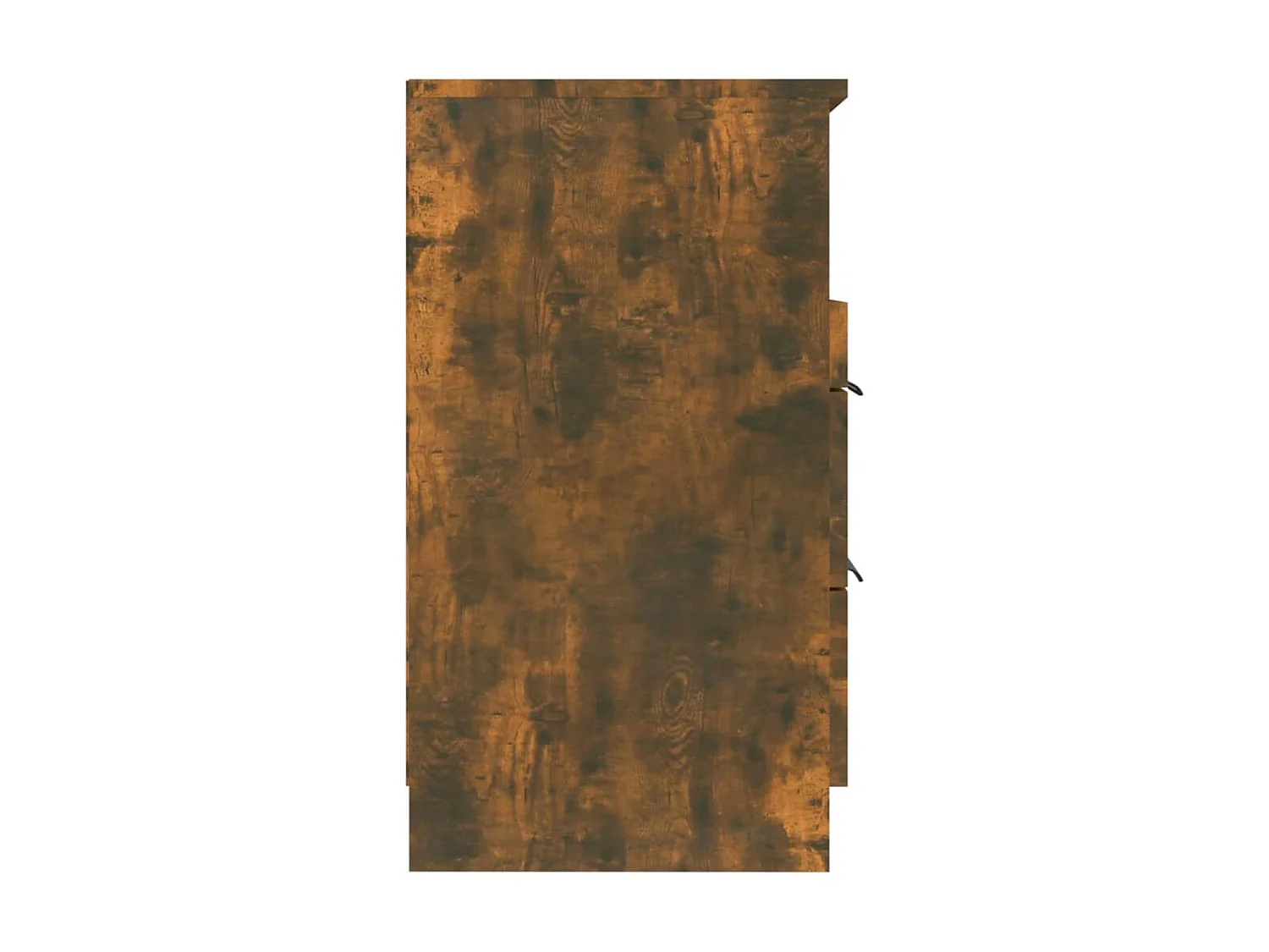 Lote de 2 Mesitas de noche madera contrachapada color roble ahumado ES72831