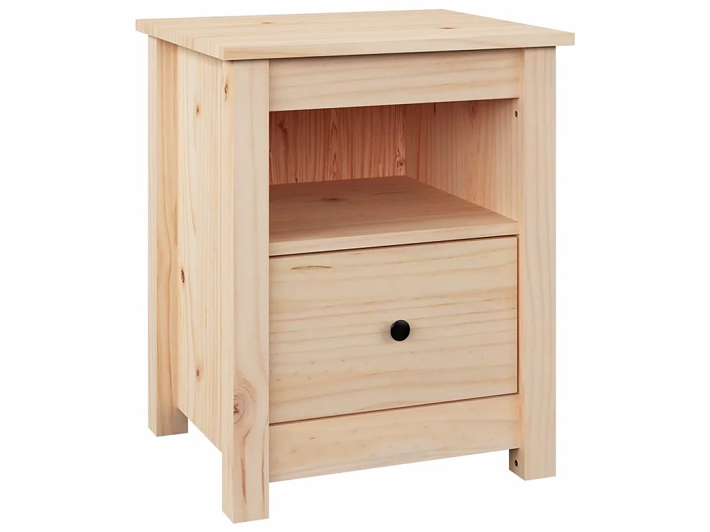 Lot de 2 Tables de chevet 40x35x49 cm Bois de pin massif GHR46406