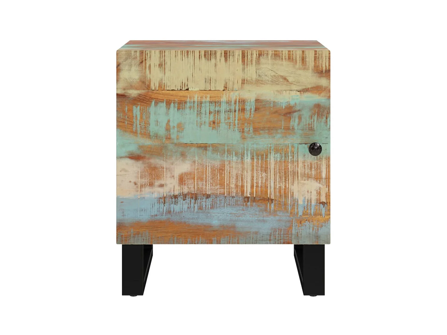 Nachtkastjes 2 st 40x33x46 cm massief gerecycled hout NL30485