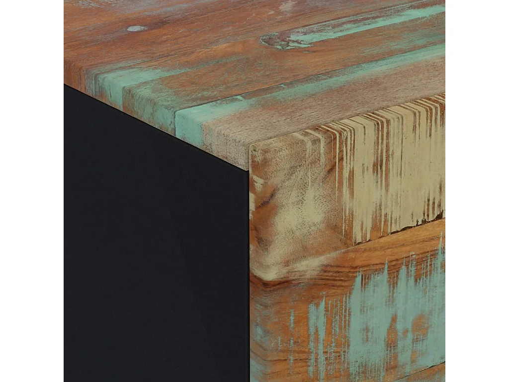 Nachtkastjes 2 st 40x33x46 cm massief gerecycled hout NL30485