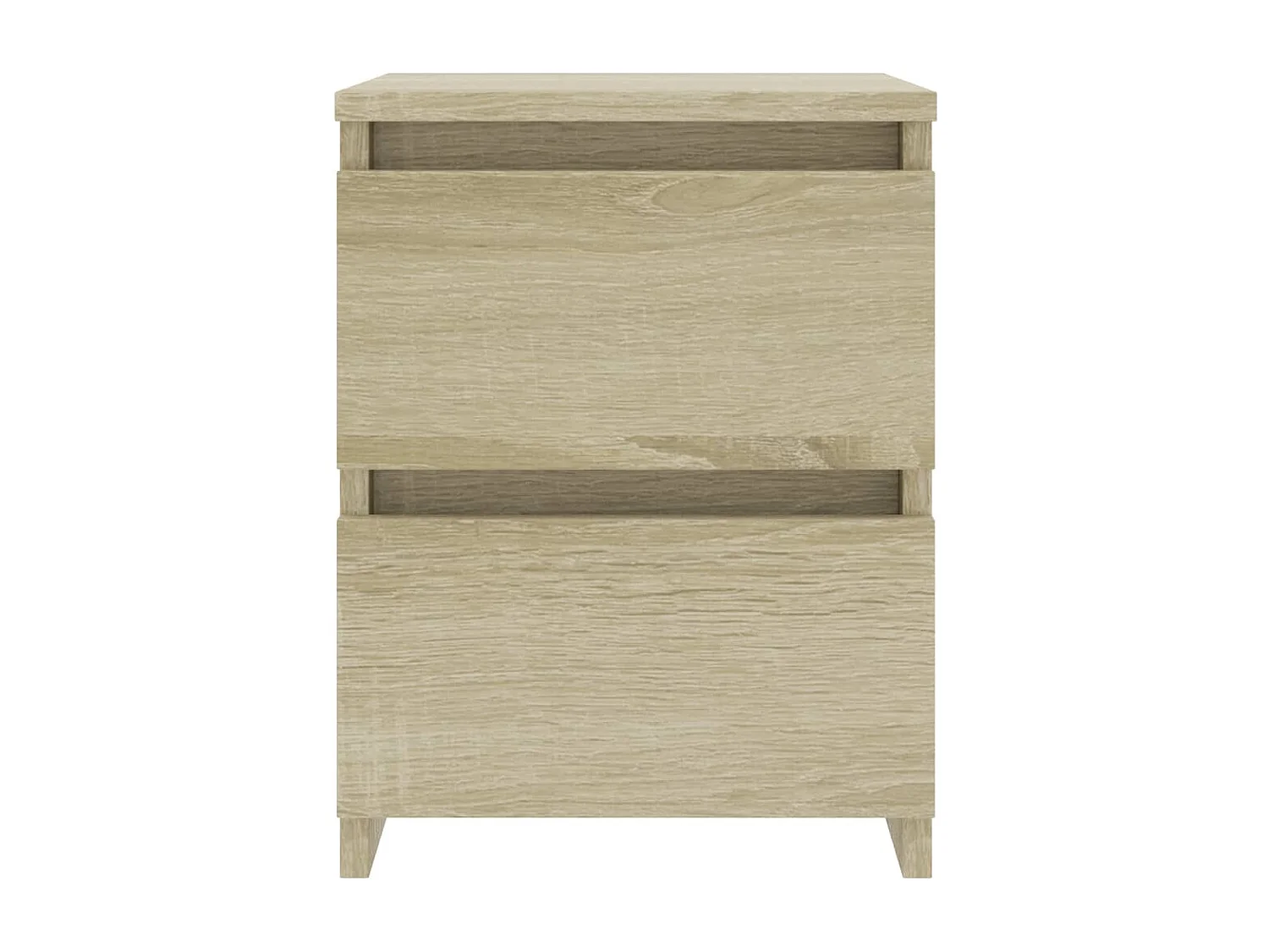 Comodini | Tavolini da notte | Tavolini da letto 2 pz Rovere Sonoma 30x30x40 cm in Legno Multistrato