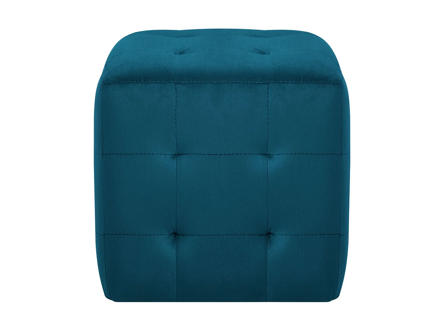 Nachtkastjes 2 st 30x30x30 cm fluweel blauw NL24249