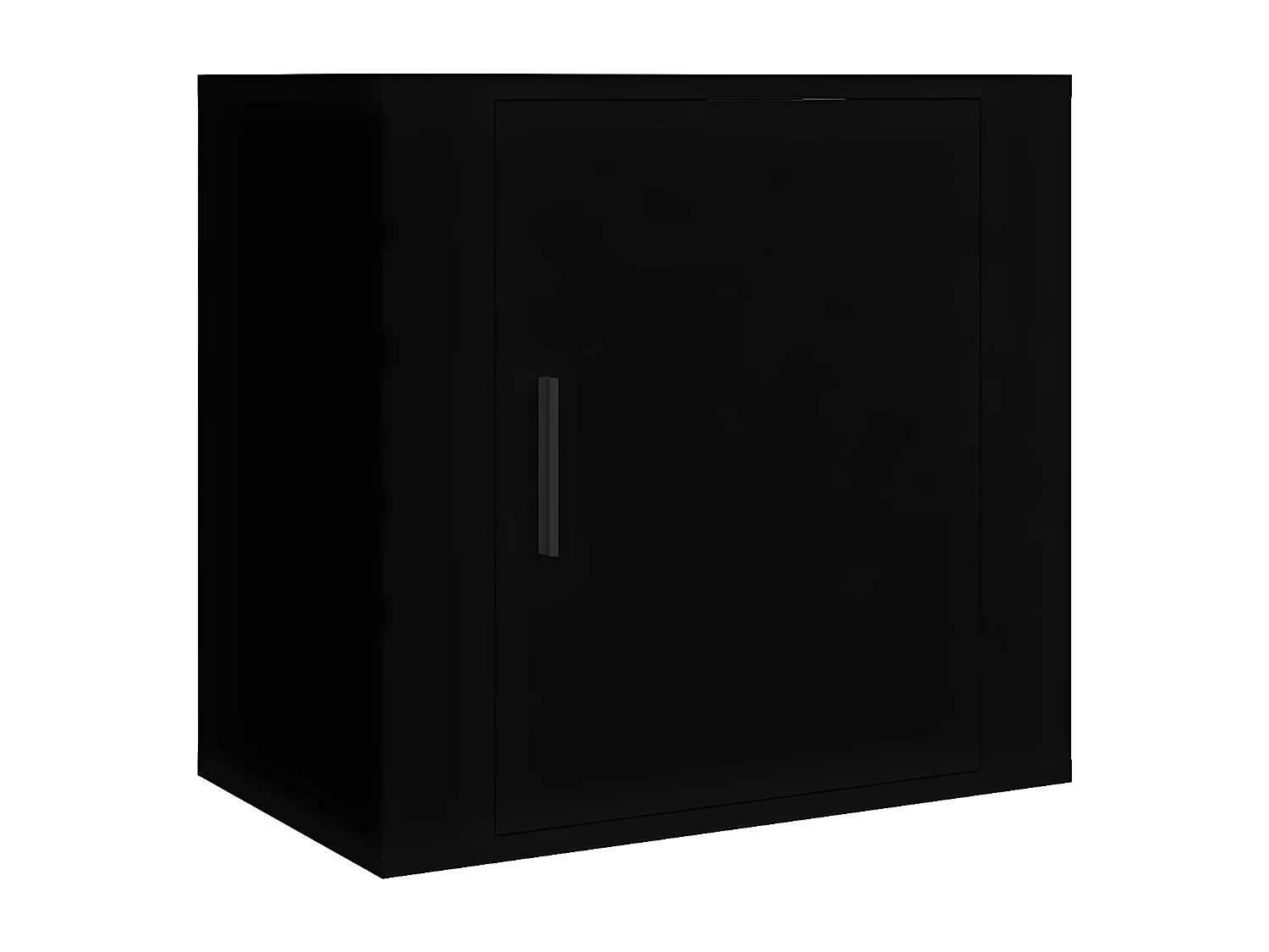 Mesas de cabeceira de parede 2 pcs 50x30x47 cm preto PT84948
